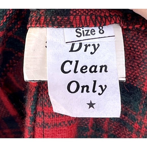 Vintage Century of Boston Grunge Plaid Wool Blend Pleated Skirt - Size 4 - Picture 4 of 5